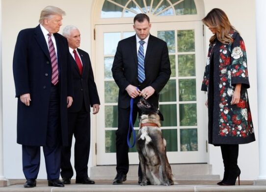 Trump and His Dog Sparky