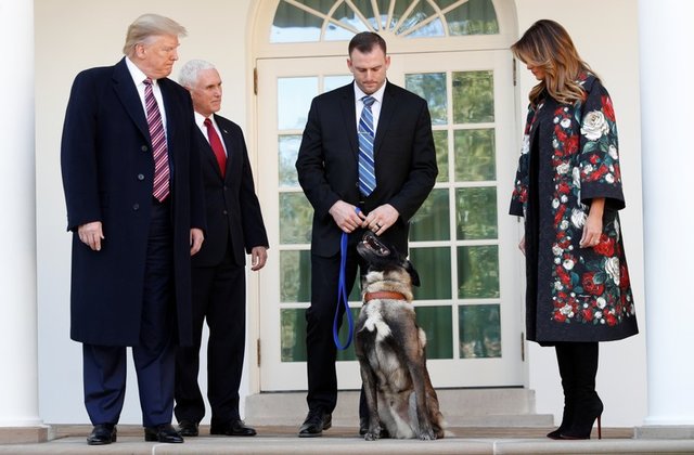 Trump and His Dog Sparky