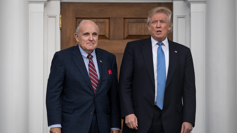 Chief Justice Giuliani with Trump