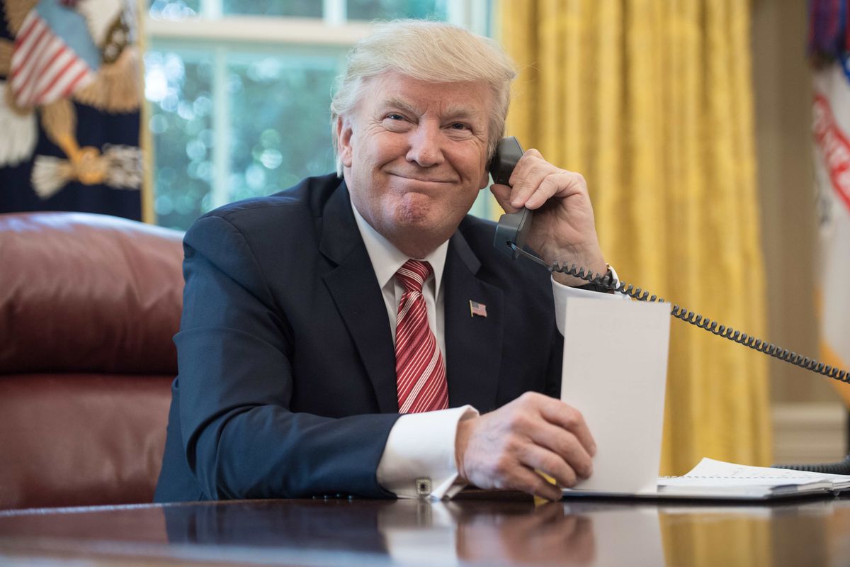 Trump Phony Phone Call