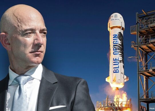 jeff bezos dick shape rocket