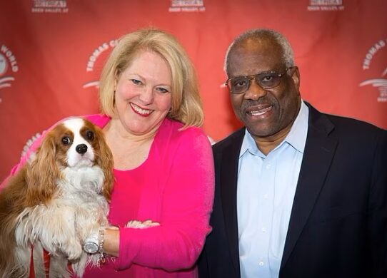 Lady with Ginny and Clarence Thomas